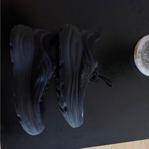 Hoka All-Black Athletic Sneakers